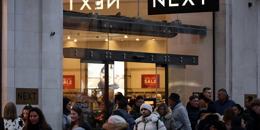 Next PLC Lifts Outlook as International Sales Boost Year-End