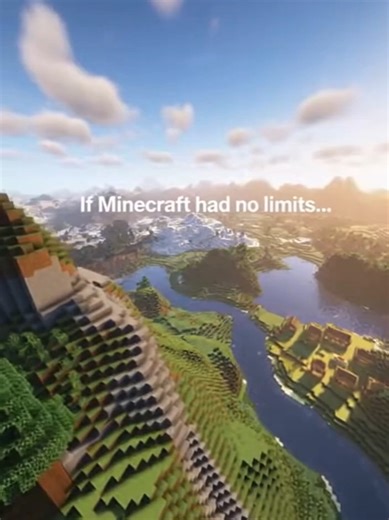 What If Minecraft Had Infinite Render Distance