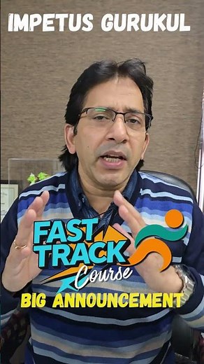 🚀 Impetus Gurukul Presents: "FAST TRACK" Batch