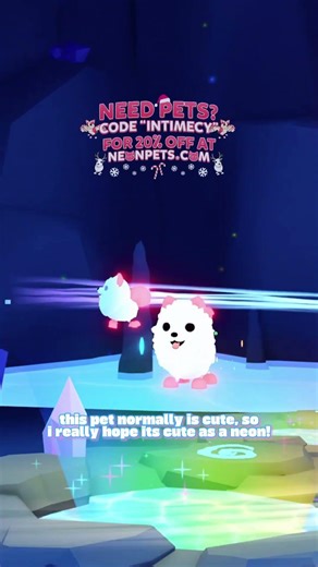 MEGA NEON Samoyed in Adopt Me #adoptme #roblox #christmasupdate