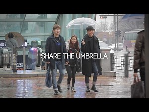 JAYKEEOUT : Share the Umbrella Experiment in Korea