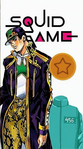 Jotaro in squid games? #shorts#viral#viralvideo#jojosbizarreadventure