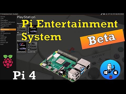 Pi entertainment system beta Raspberry Pi 4 PES Games test