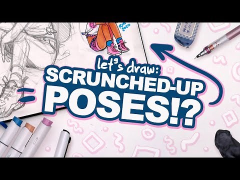 DRAWING THE MOST DIFFICULT POSES?! | Filling a Spread in My Sketchbook
