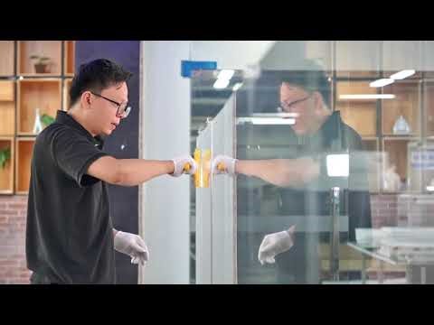 Ecran LED Transparent, comment se fait la pose ?