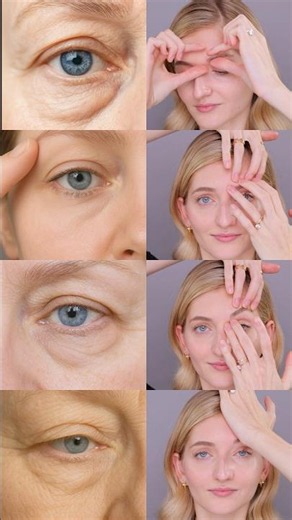 Fix Hooded Eyes Naturally! 4 Easy Face Yoga Moves 👀✨