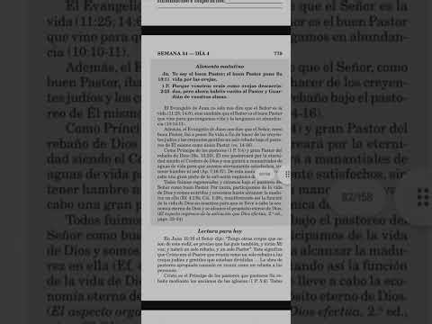 Dia 4. Semana 34. Pastorear segun Dios. Psam