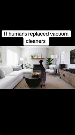 If Humans Replaced Vacuum Cleaners: A Humorous Take