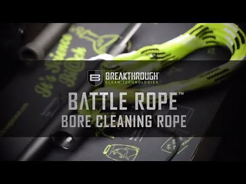 Breakthrough Clean Technologies Battle Rope Line - how to clean your gun with a bore snake/bore rope