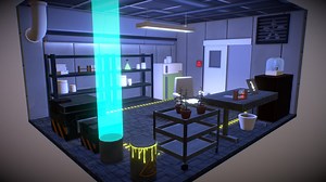 Scientist Room (WIP) - 3D model by jennypom