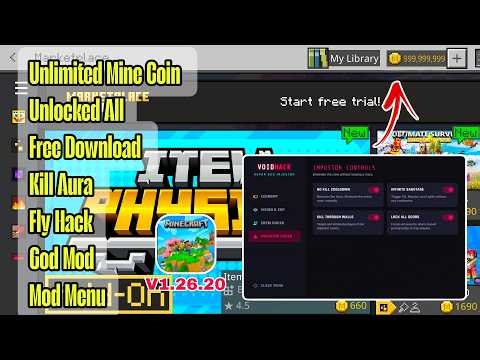 Minecraft V1.26.20 Toolbox Mod Menu Download Latest Version With Unlimited Money