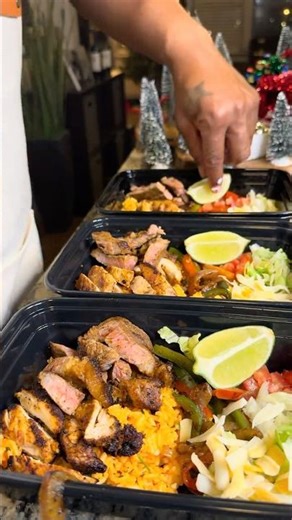 Chicken & Steak Chipotle Fajita Bowl | High-Protein Meal Prep — N8 Style