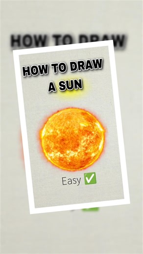How To Draw A SUN | Sun Drawing
