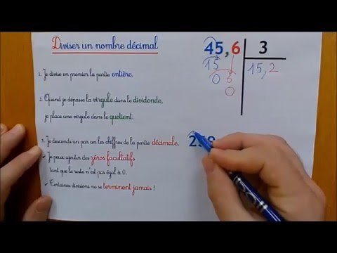 Diviser un nombre décimal