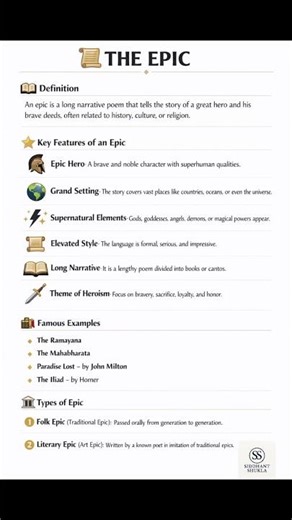 The epic notes#BA#english litrature#shortsvideo