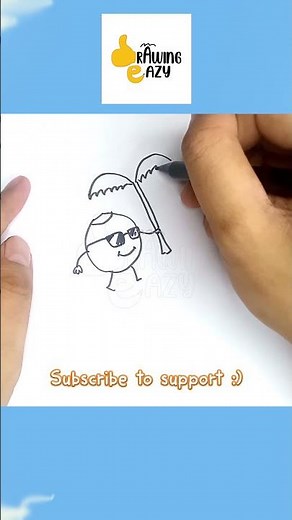 How to Draw a Coconut Tree | Easy Drawing Tutorial for Kids | Drawing Eazy