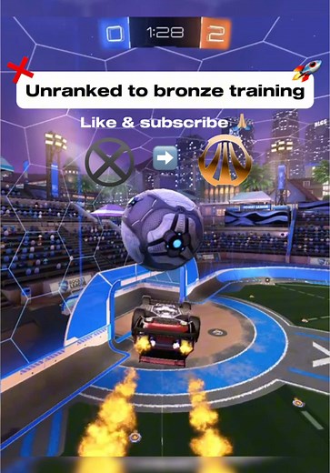 Unranked to Bronze: Rocket League Training Map