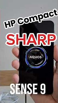 Unboxing Sharp Aquos Sense 9. A compact midrange phone from Sharp with a cool screen.