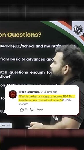 NDA Maths Preparation Strategy 🔥 NDA 2 2026 Maths Preparation 💪 #nda #pw #upscnda