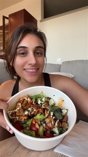 Delicious Mediterranean Chicken Kebab Plate at Flour Child