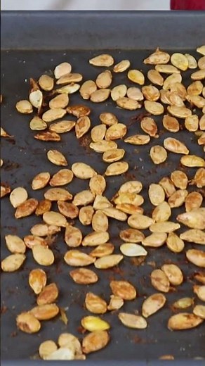 Squash and Pumpkin Seeds Make the Best Crunchy Snack!🎃 #snacks