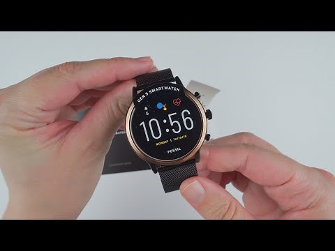 Fossil Gen 5 Unboxing (Julianna HR, Black Stainless Steel Mesh)