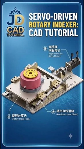 Servo Driver #robotics #3d #design #shortsfeed #machine #viral #mechanical #engineering #part #ai