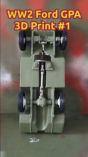 WW2 Ford GPA Amphibious Vehicle 3D Print #1 #3dprinting