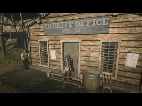 It Goes South Fast in Annesburg Sheriff Office : Red Dead Redemption 2