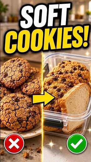 Keep Cookies Soft Longer! 🍪 | Easy Kitchen Storage Hack