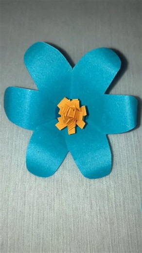 how to make paper flowers step by step 🌸✨ Super Easy Craft #shorts