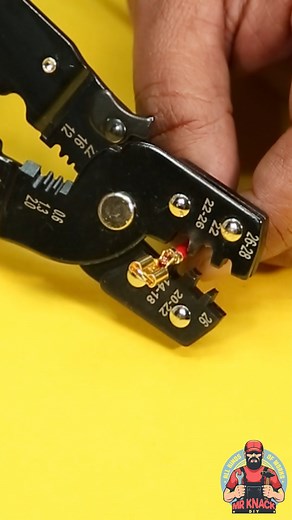 2.7K views · 31 reactions | Electrical wire thimble joint using crimping tool #Crimpingtool #diy #wire #electrical #safety #quality #hacks #thimble #electricaljoint #tools #electricaltools #howto #idea #crimping #facebookreels #reel #electronics | Mr Knack & DIY | Facebook