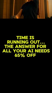 Run don't walk 🏃 Last chance to get all your favorite AI tools in 1 platform, 65% OFF 200 FREE AI credits. Link in Bio. Go go go. | Powtoon