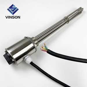 [Hot Item] 220V 240V 380V Electric Immersion Tubular Heater Water Tank Immersion Heater Heating Element Battery Powered with Thermostat
