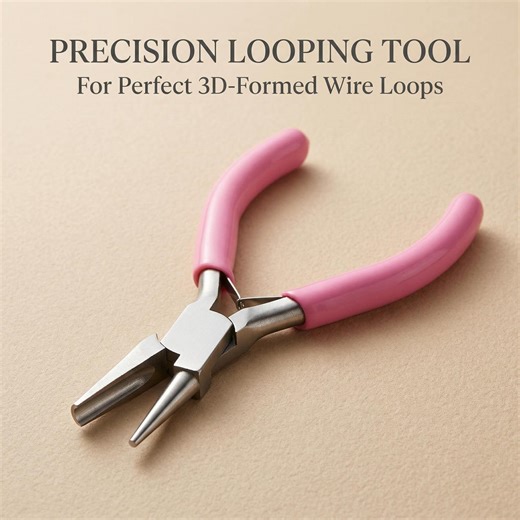 Precision Looping Tool 5 Inch | Dual-function Concave Groove & Round Forming Jaw | 3D Wire Loop Maker for Jewelry Wire Wrapping - Etsy UK