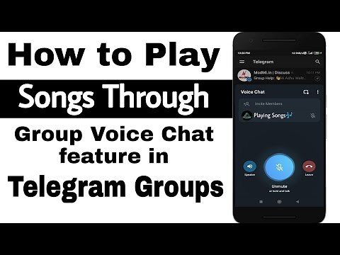 How to Play Songs Through Group Voice Chat in Telegram Groups | Play Songs on Group Voice Chat