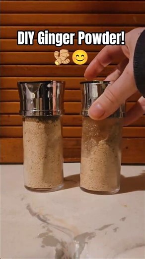 How to Make Your Own Ginger Powder (From Leftover Ginger!)🫚👀