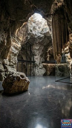 Hidden Cave Transformed into Luxury Survival Bunker