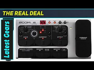 Zoom V6: The Ultimate Vocal Effects & Mic Combo for Performers!