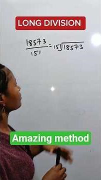 Long division method; algebra. #maths #mathshorts #algebra #division