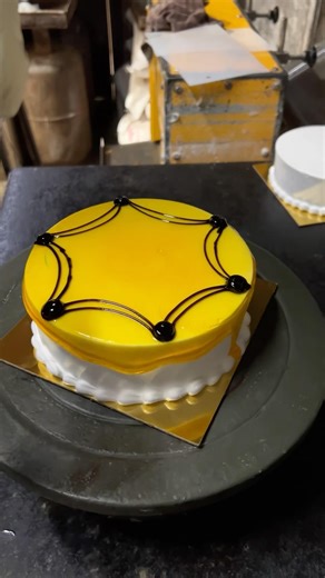 Mango cake design decoration #cake #lyunaff #cake #lifeisbutadream