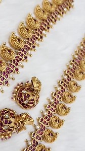 26K views · 1.4K reactions | Haram and necklace collections from jijaicreations | Jijai Creations | Facebook