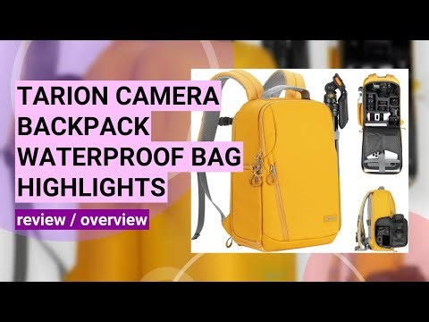 Review: TARION Waterproof Camera Backpack - Perfect for Photographers?