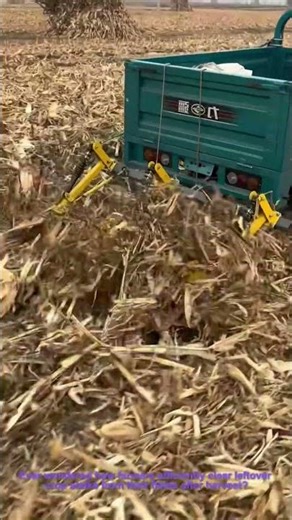 This Ingenious Farm Tool Cleans Up Crop Stubble Like Magic!