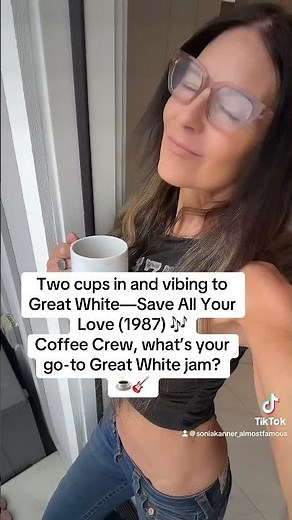☕ Coffee Crew vibe! Great White Save All Your Love (1987) 🎶 What’s your favorite Great White song?