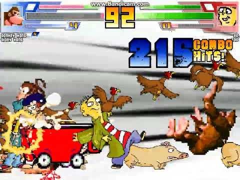 MUGEN battle #9512: Donkey Kong Country vs Ed Edd N Eddy