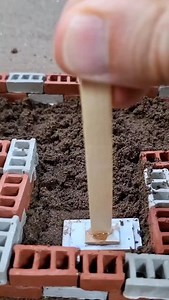 Building a Tiny Brick & Concrete House _ Deeply Satisfying to Watch #miniatureconcretebuild | Mini Construction
