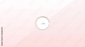 Loading wheel animation - Animated spinning load icon Stock Video