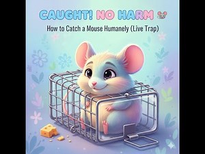 CAUGHT! NO HARM 🐭 | How to Catch a Mouse Humanely (Live Trap)
