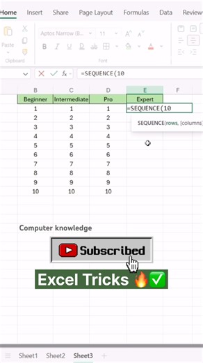 Excel tricks 🔥✅ #excel #edexcel #exceltricks #excelformula #youtube #algorithm #exceltips